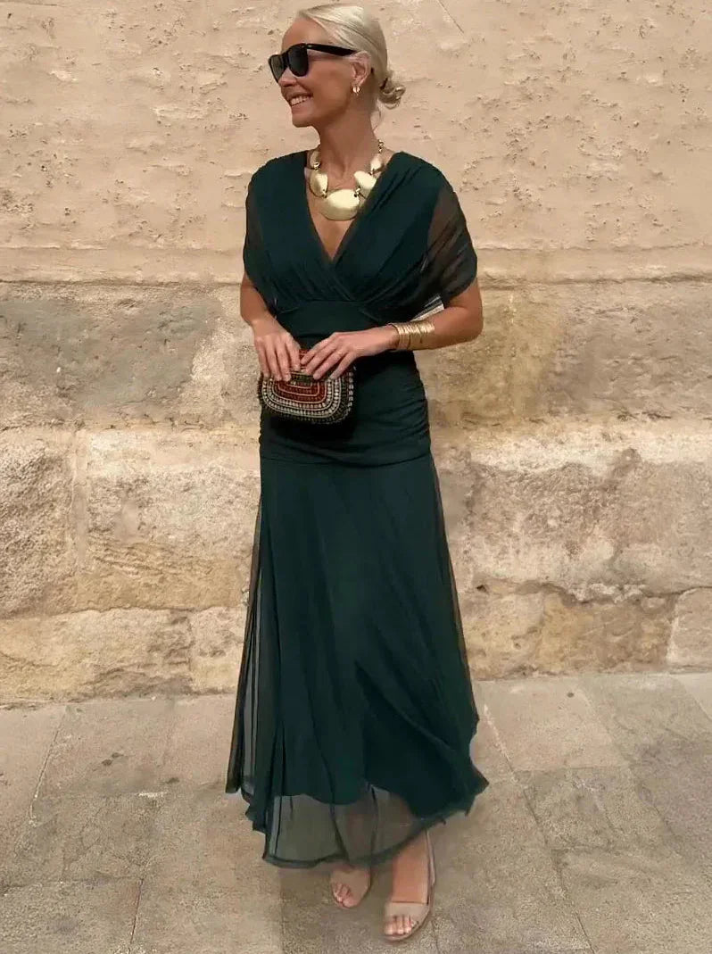 Manich - Rochie Midi Fluidă
