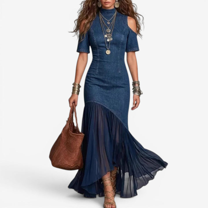 Lyttia - Rochie Lungă Din Denim