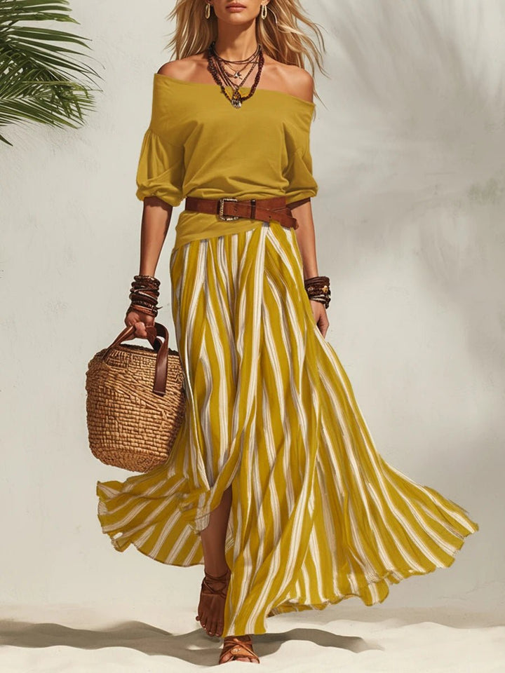 Esabella – Set Elegant De Vară Din Două Piese