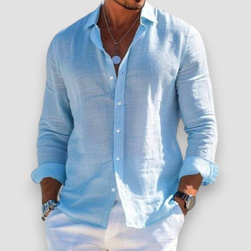 Edmur – Cămașă Elegantă De Vară Cu Mâneci Lungi