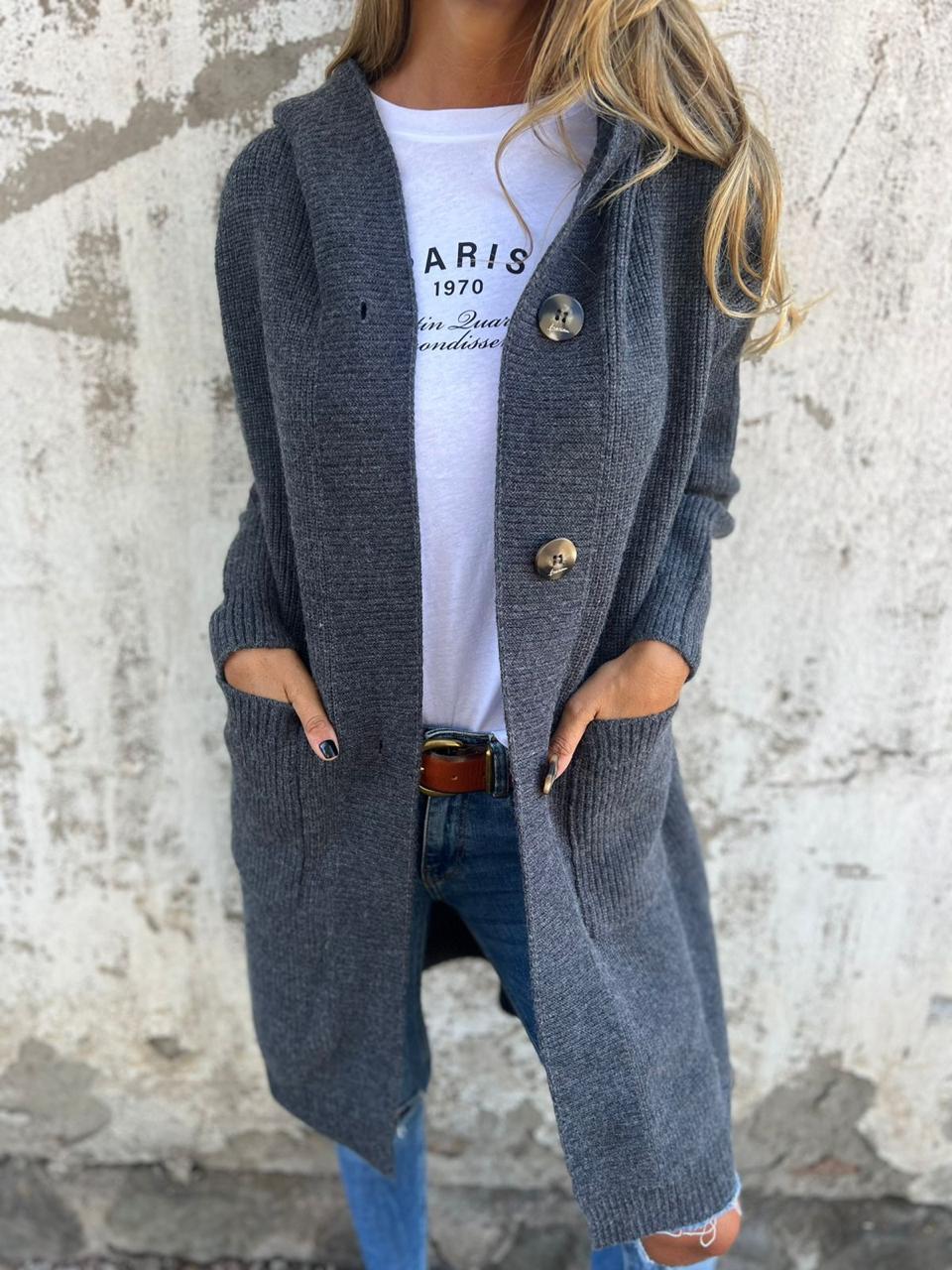 Mareena - Cardigan Lung și Elegant