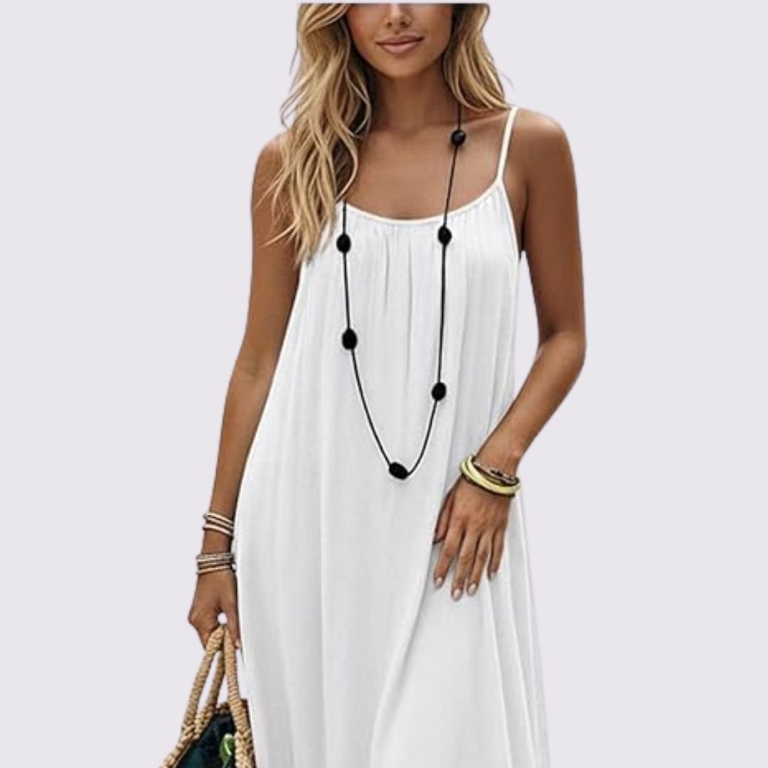 Diandra – Rochie Maxi Elegantă, Cu Spatele Decupat