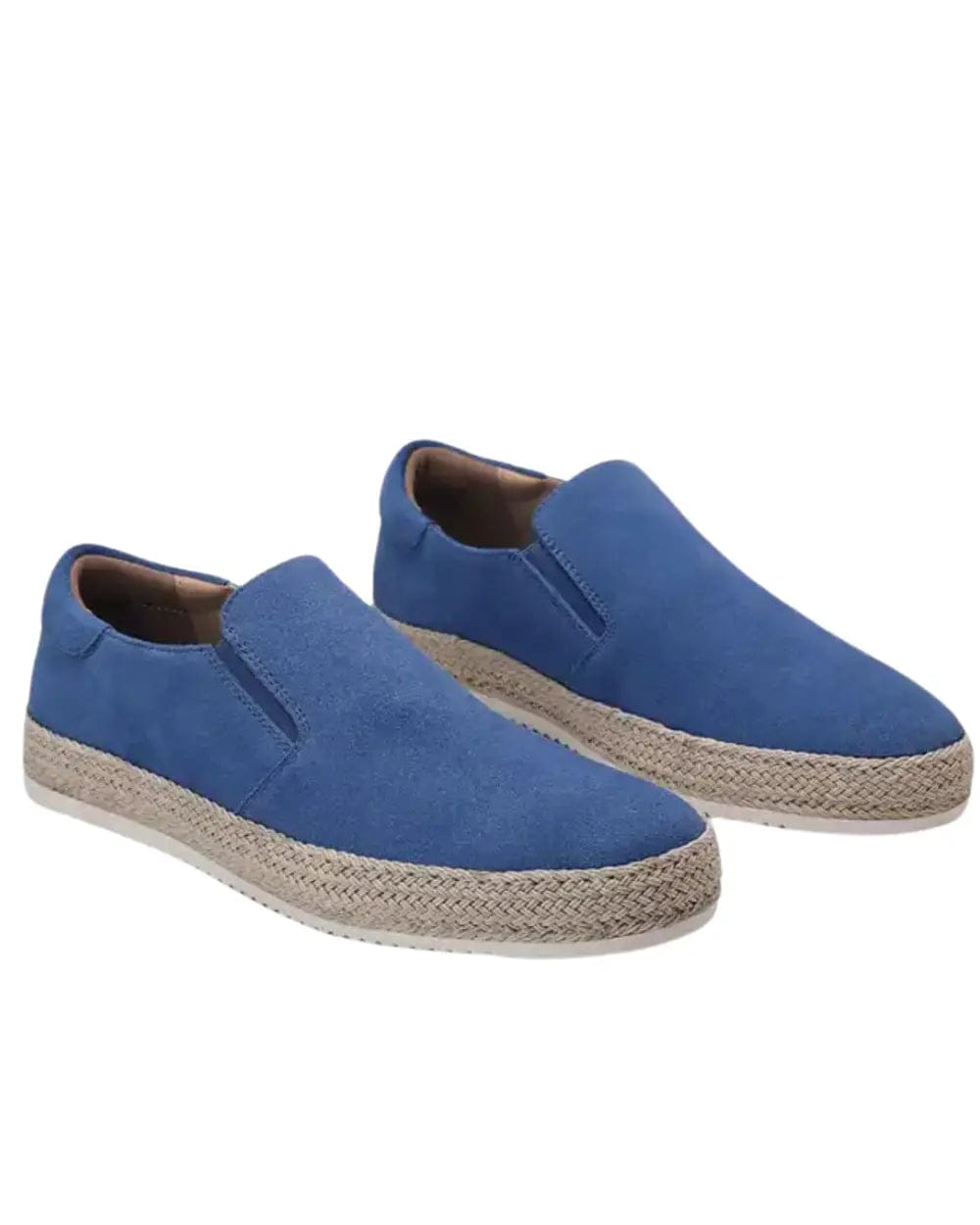 Hanya - Pantofi Slip-on Din Piele de Căprioară cu Talpă Tip Espadrilă