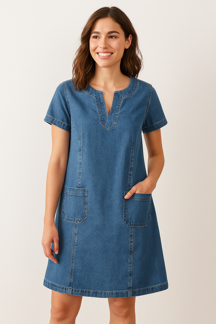 Polixeni - Rochie Din Blugi Moi