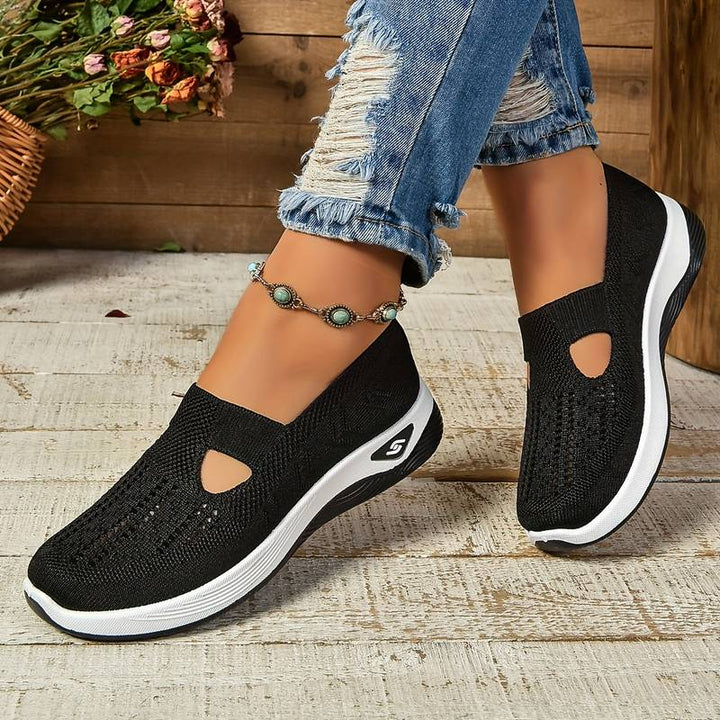 Haniya - Adidași slip-on din tricot respirabil