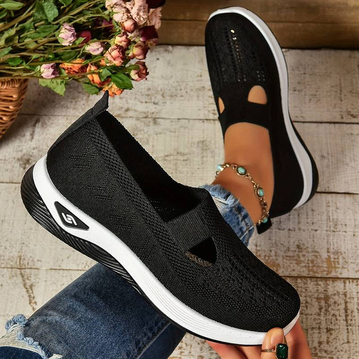 Haniya - Adidași slip-on din tricot respirabil