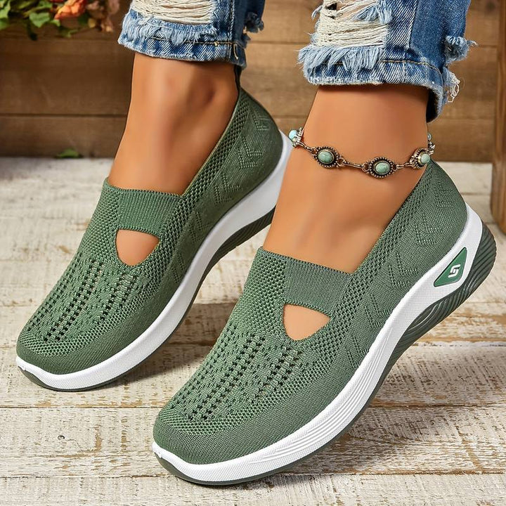 Haniya - Adidași slip-on din tricot respirabil
