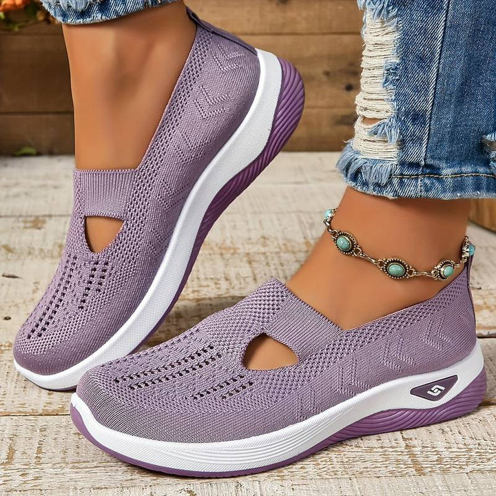 Haniya - Adidași slip-on din tricot respirabil