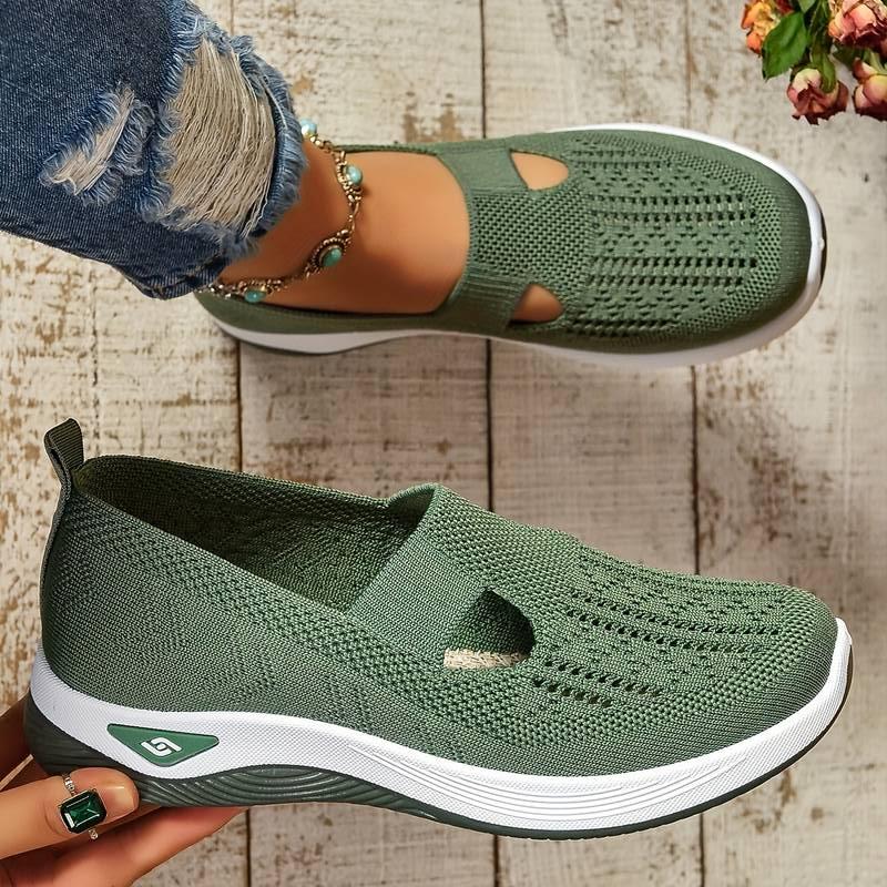 Haniya - Adidași slip-on din tricot respirabil