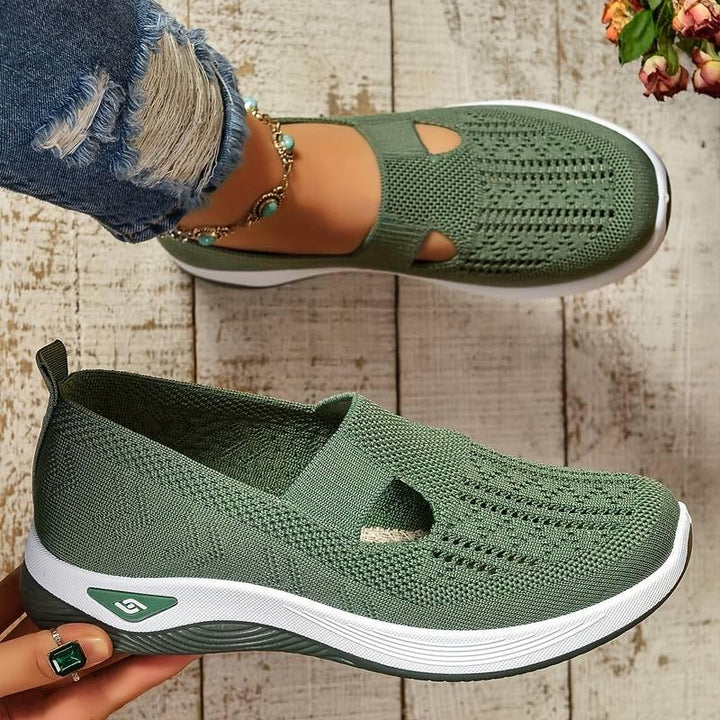 Haniya - Adidași slip-on din tricot respirabil