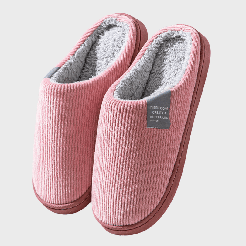 Sunika – Papuci cu Vârful închis Căptușiți cu Fleece Care țin de Cald