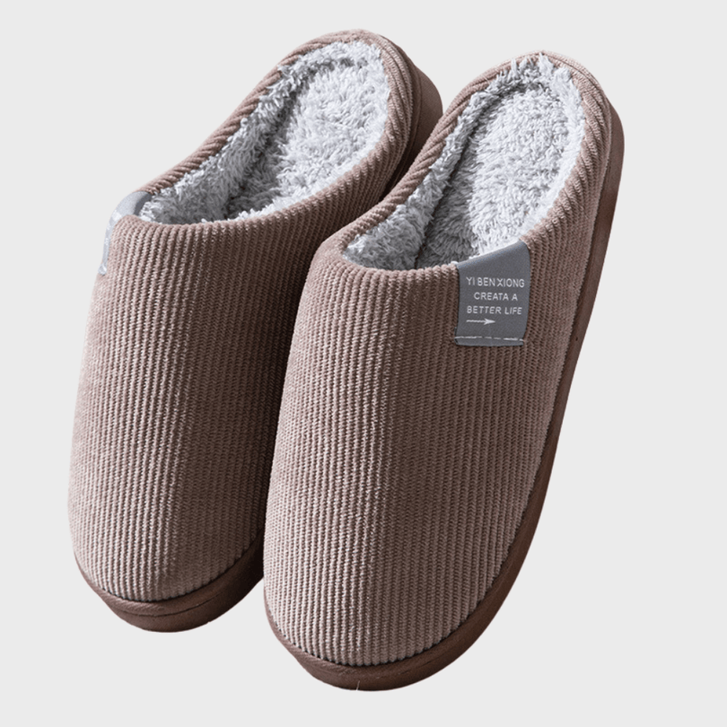 Sunika – Papuci cu Vârful închis Căptușiți cu Fleece Care țin de Cald