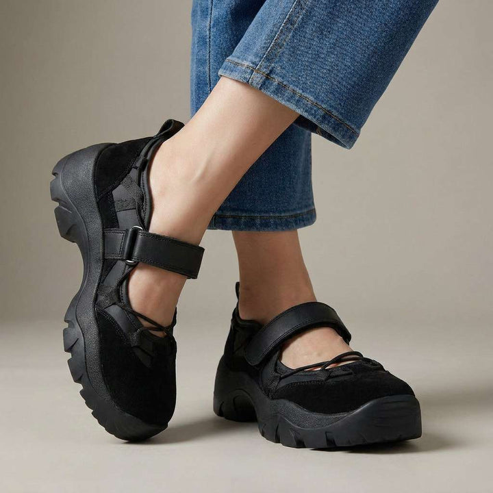 Wylma – Adidași cu Talpă Groasă și Bandă Velcro