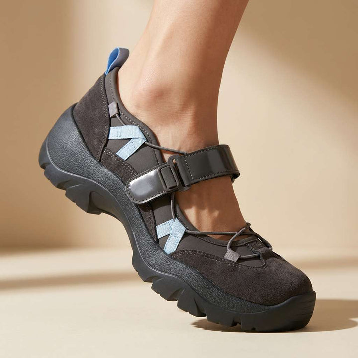 Wylma – Adidași cu Talpă Groasă și Bandă Velcro
