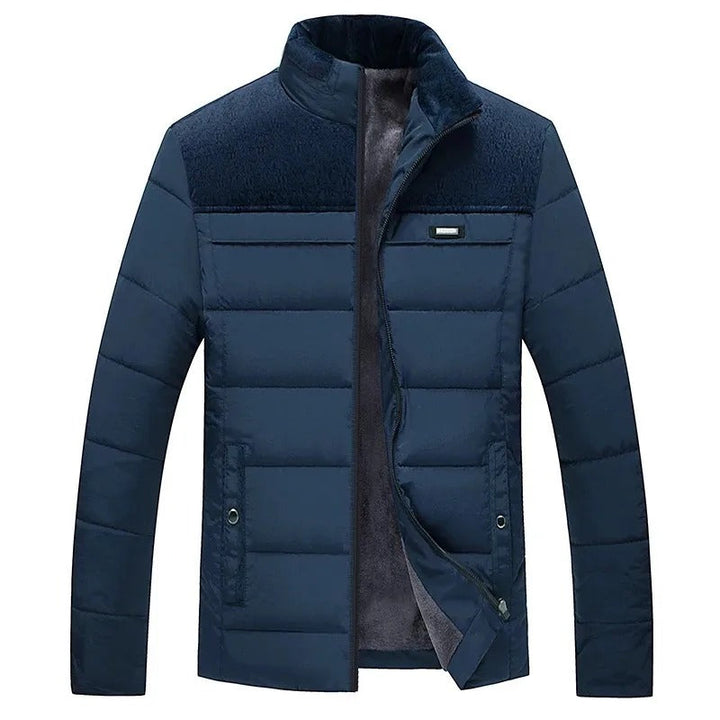 Marenz - Jachetă Căptușită Cu Fleece și Fermoar Frontal
