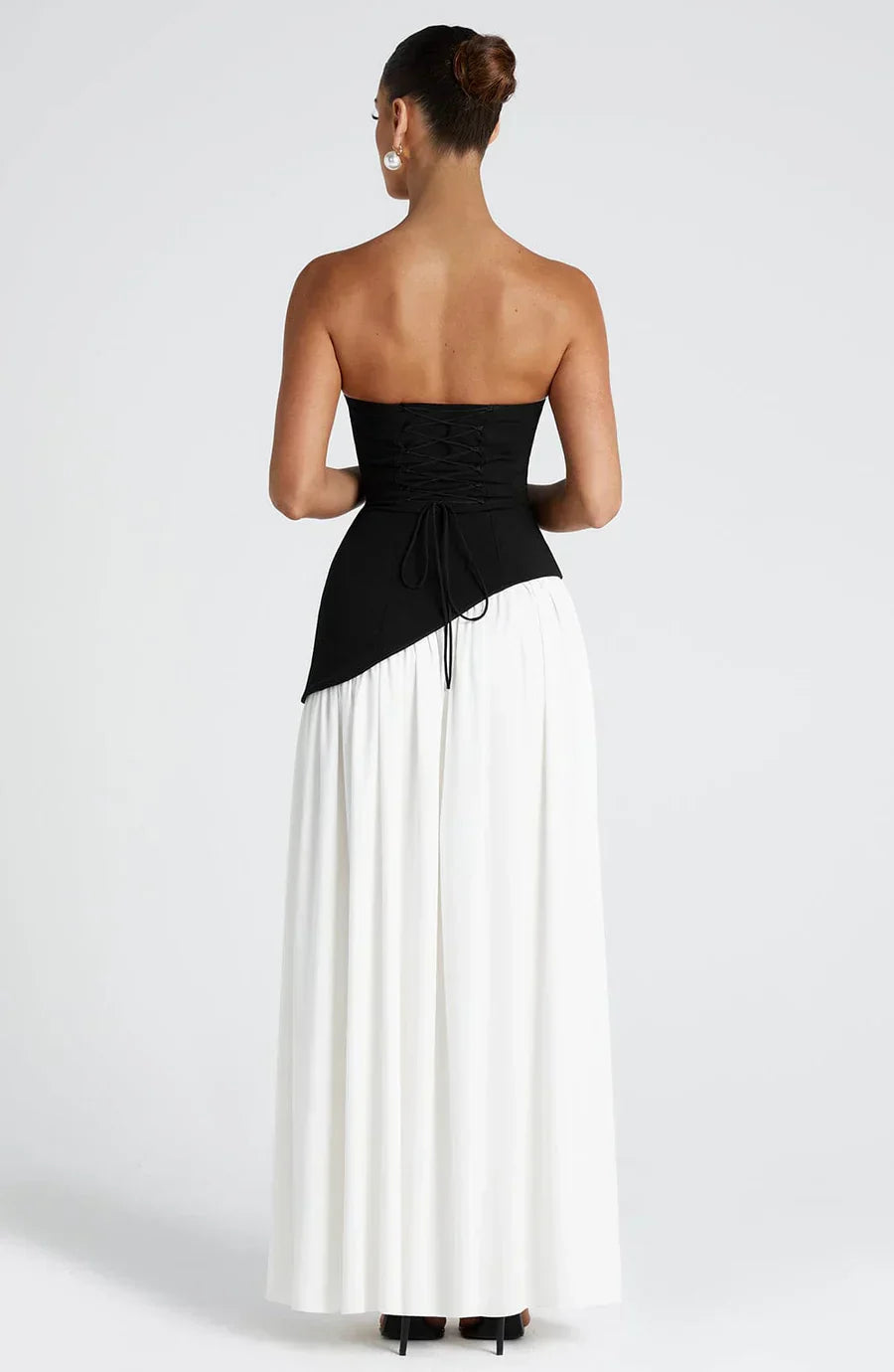 Zalfaa - Rochie Lungă Elegantă Fără Mâneci