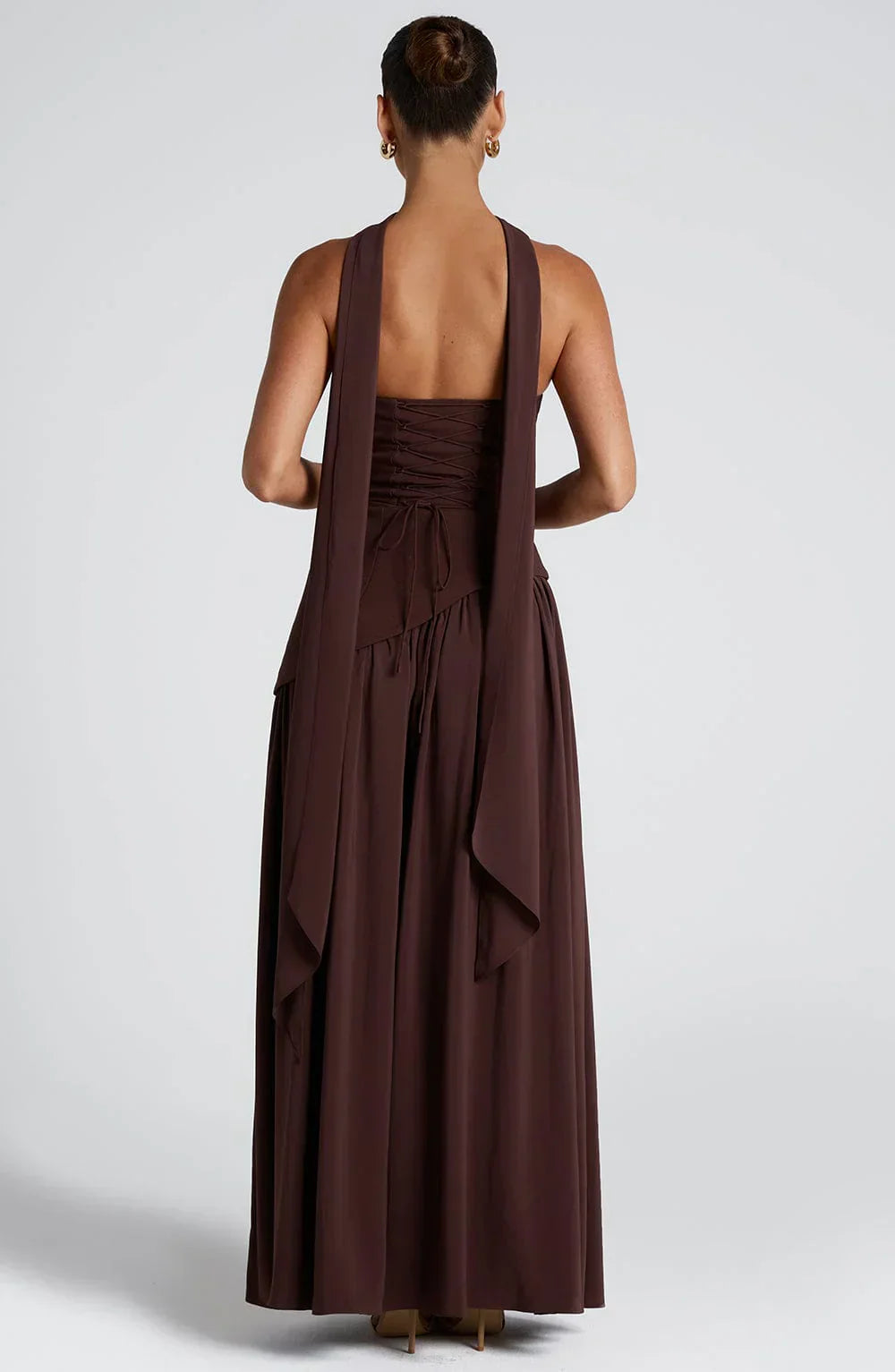 Zalfaa - Rochie Lungă Elegantă Fără Mâneci