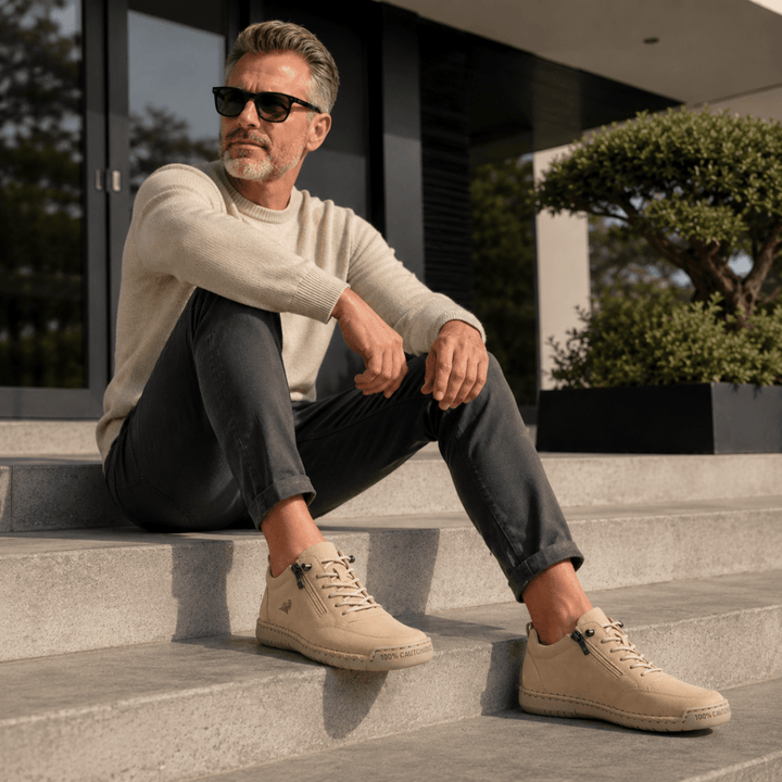 Kanning – Adidași Cu Șireturi Și Fermoar Lateral