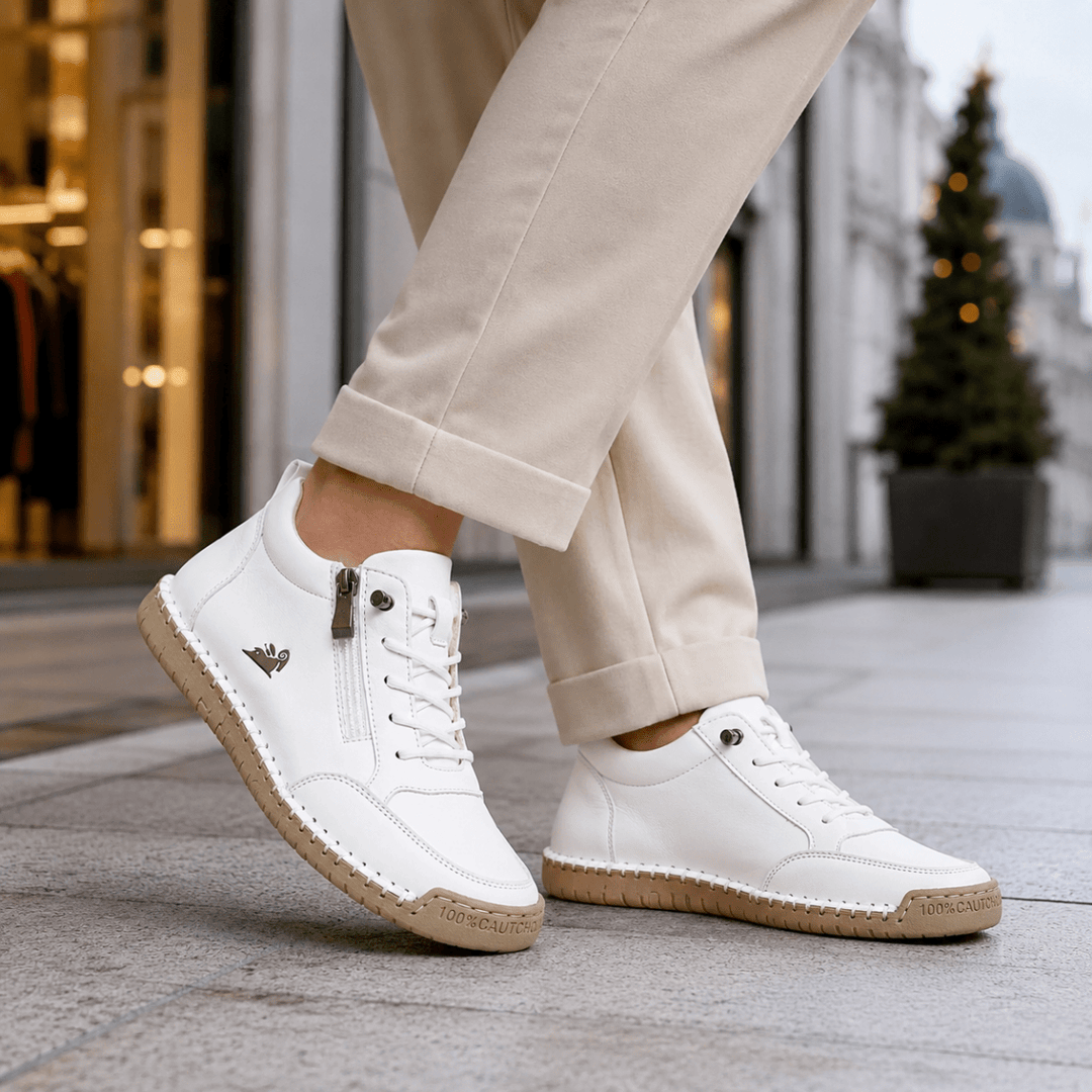 Kanning – Adidași Cu Șireturi Și Fermoar Lateral