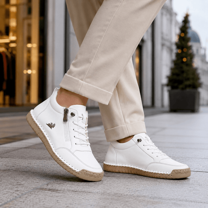 Kanning – Adidași Cu Șireturi Și Fermoar Lateral