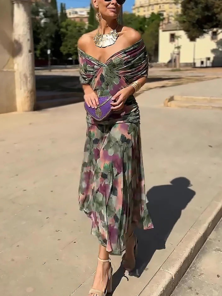 Manich - Rochie Midi Fluidă