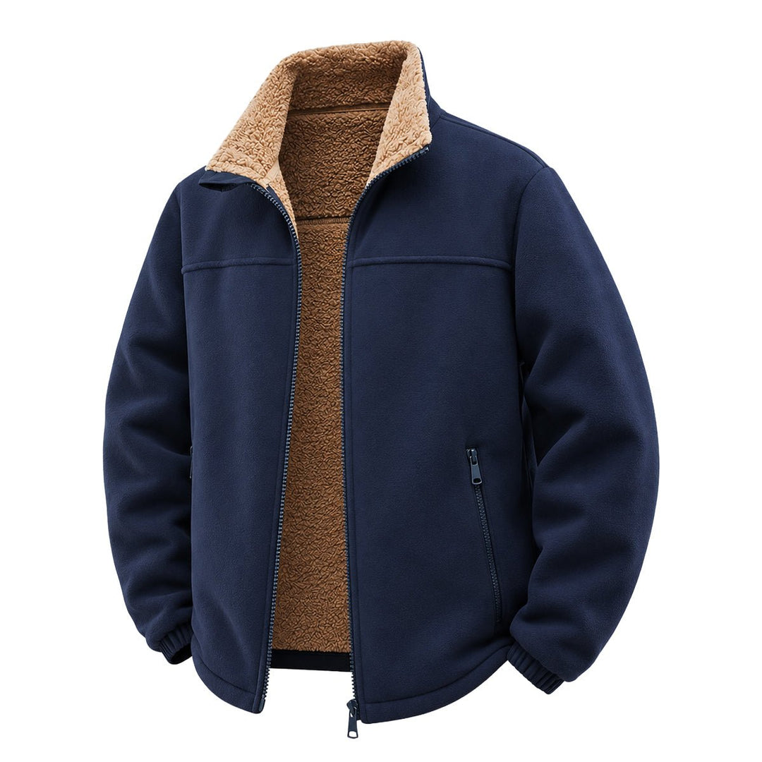 Bridley – Jachetă Din Fleece cu Fermoar și Căptușeală Din Sherpa