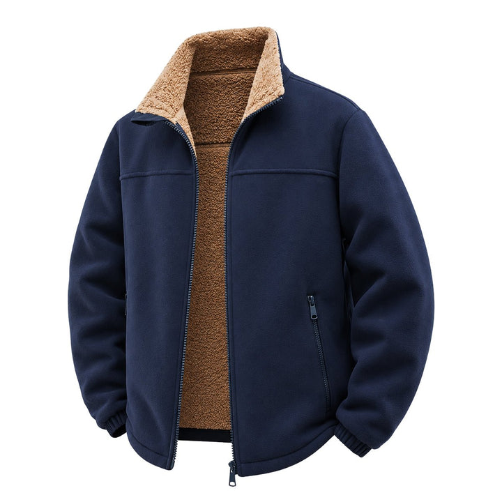 Bridley – Jachetă Din Fleece cu Fermoar și Căptușeală Din Sherpa