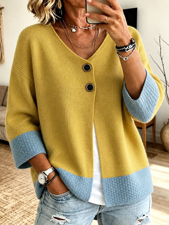 Nadege - Cardigan Tricotat Stil Casual