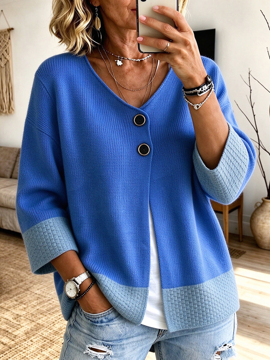 Nadege - Cardigan Tricotat Stil Casual