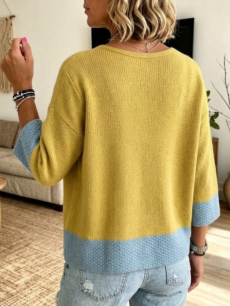 Nadege - Cardigan Tricotat Stil Casual