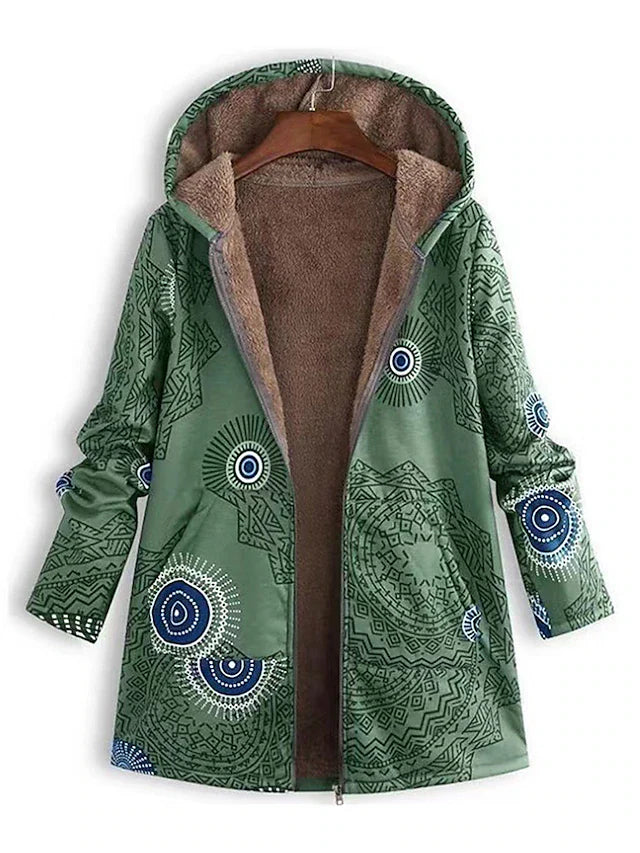 Aerilyn - Parka Caldă Si Moale, Cu Buzunare