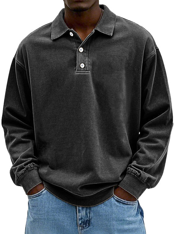 Leonel - Tricou Polo cu Mâneci Lungi