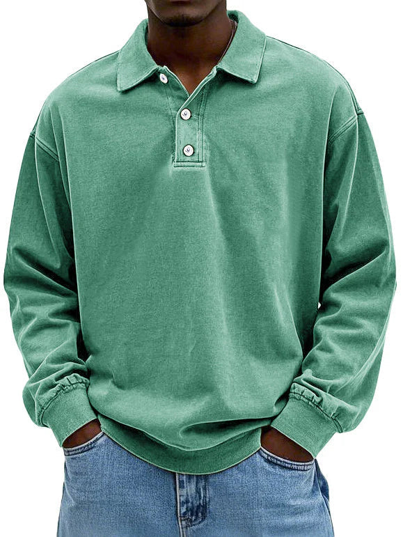 Leonel - Tricou Polo cu Mâneci Lungi