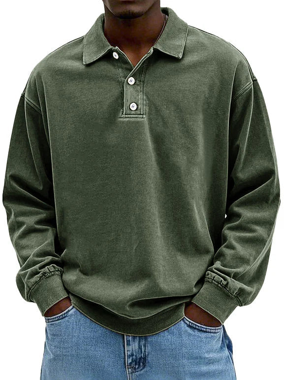 Leonel - Tricou Polo cu Mâneci Lungi