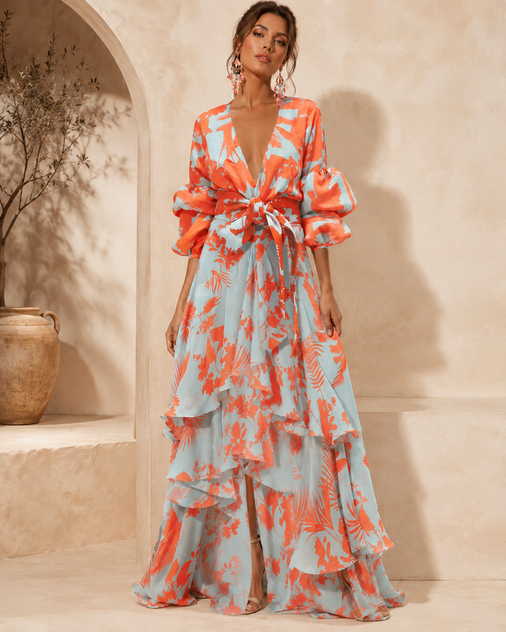 Liaya – Rochie elegantă „Coral Garden”