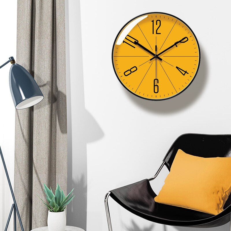 HourNest - Ceas De Perete Oslo Portocaliu