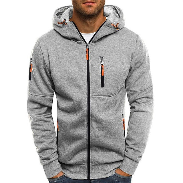 Clark – Cardigan cu Glugă și Fermoar