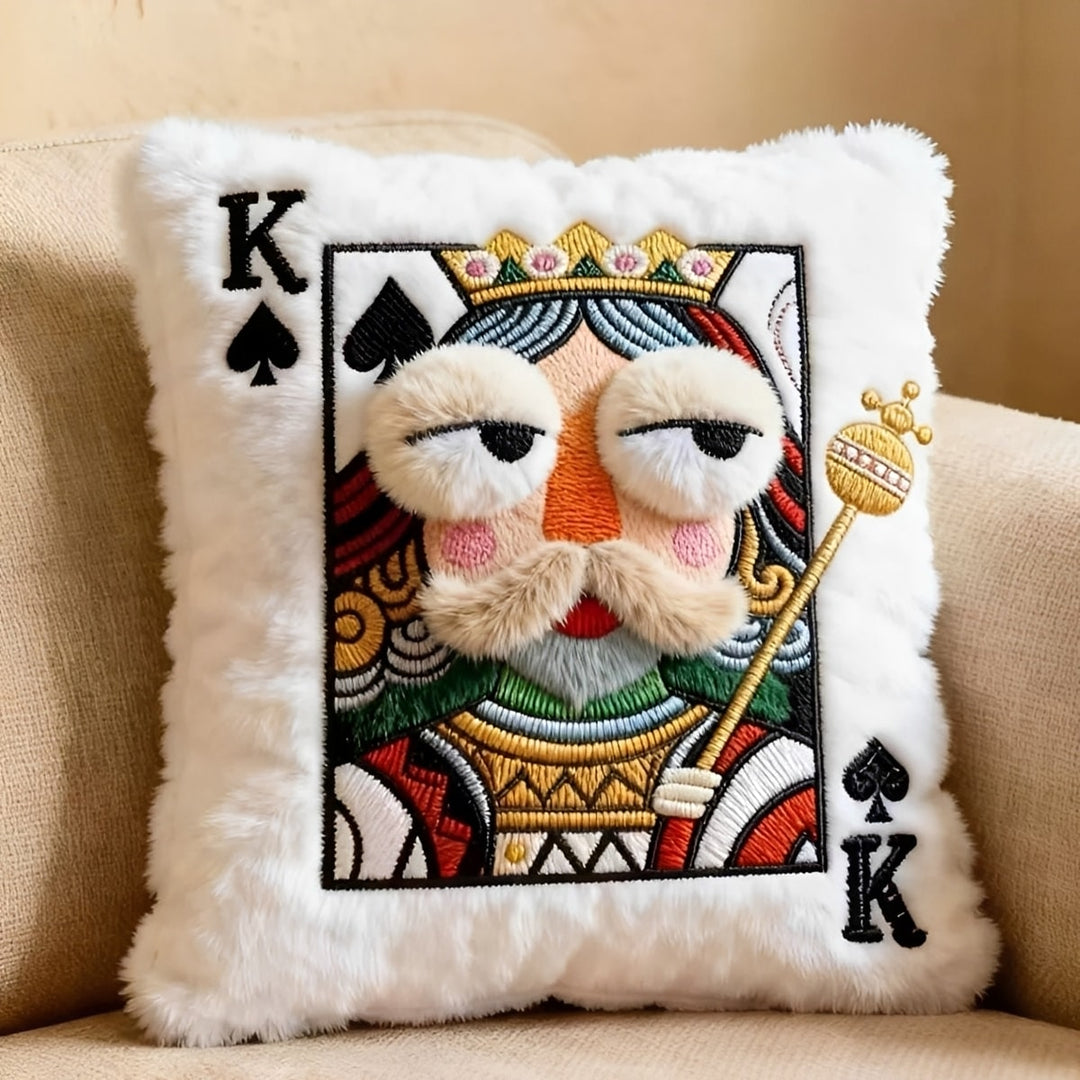 CrownPillow - Pernă Moale în Formă De Pică