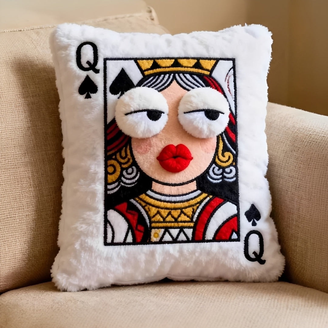 CrownPillow - Pernă Moale în Formă De Pică