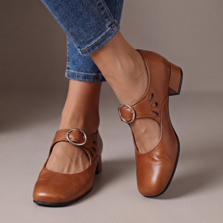 Kausar - Pantofi Confortabili Din Piele