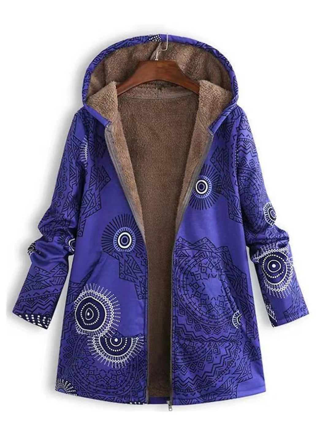Aerilyn - Parka Caldă Si Moale, Cu Buzunare