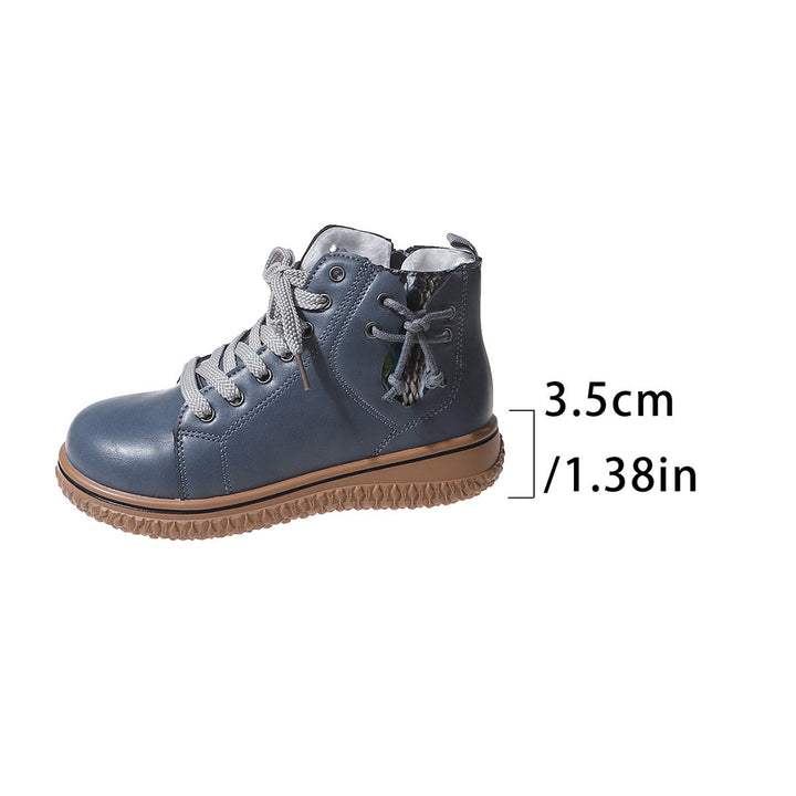 Noline - Cizme Confortabile Glezna Cu șireturi