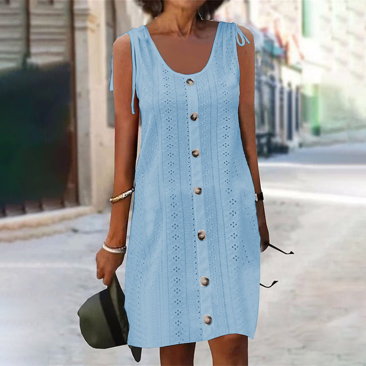Dinya – Rochie Tricotată Fără Mâneci