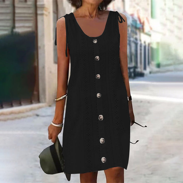 Dinya – Rochie Tricotată Fără Mâneci