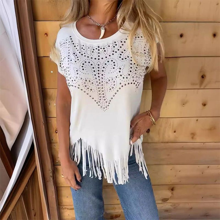 Frances - Tricou Cu Maneca Scurta Cu Imprimeu Fierbinte