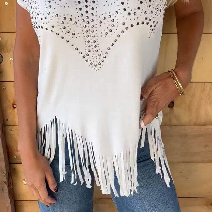 Frances - Tricou Cu Maneca Scurta Cu Imprimeu Fierbinte