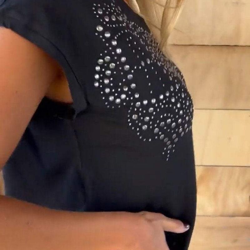 Frances - Tricou Cu Maneca Scurta Cu Imprimeu Fierbinte