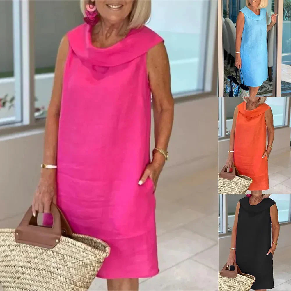 Sinja - Rochie Din Bumbac Si In