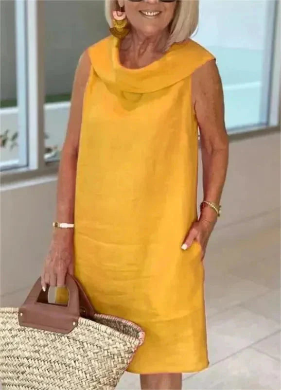 Sinja - Rochie Din Bumbac Si In