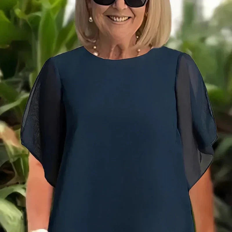 Lianah - Set Bluză Cu Pantaloni Largi